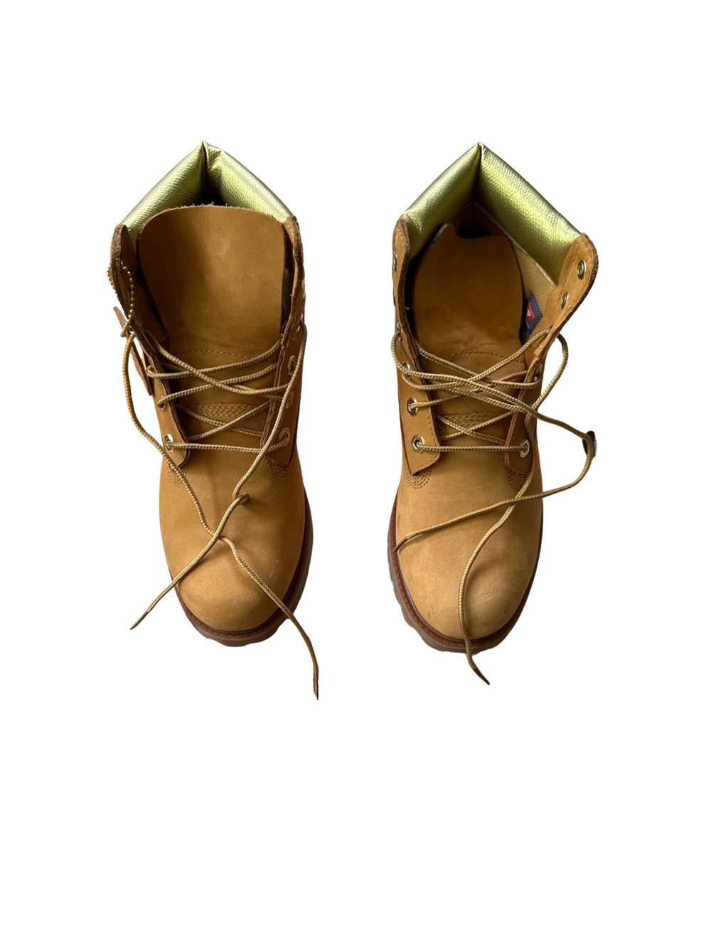 Timberland Kids Wheat/Gold Lace-Up Boots 🥾 Size 5.5